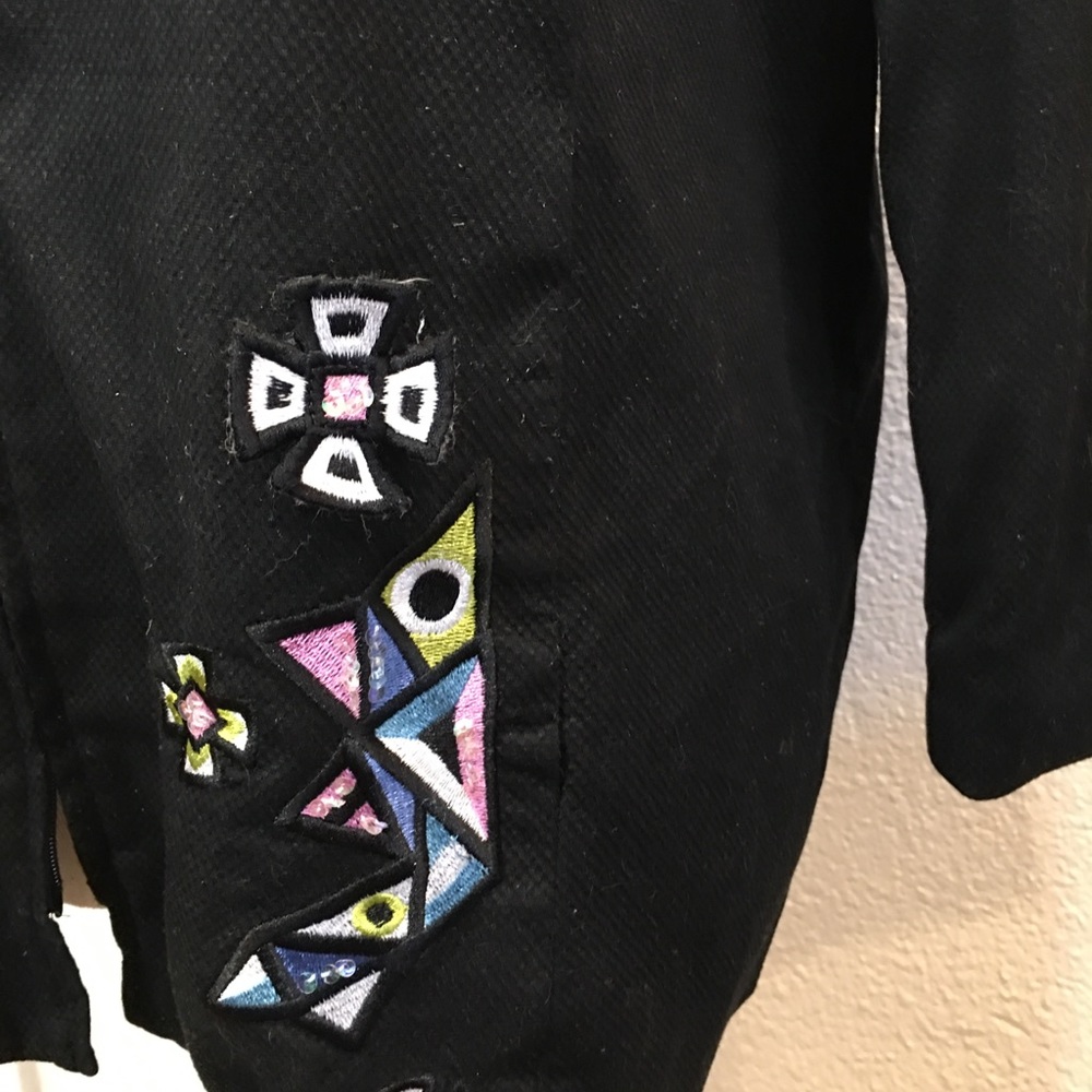 3/4 in Sleeves Light Statement Jacket or Top/Lined - Picture 4 of 7